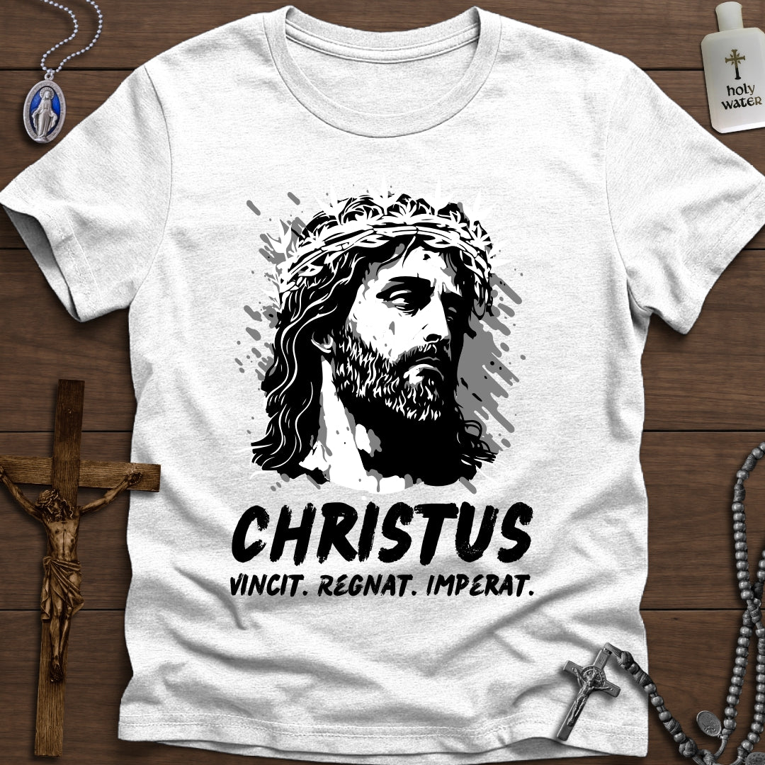 Christus Vincit, Regnat, Imperat (Grayscale)