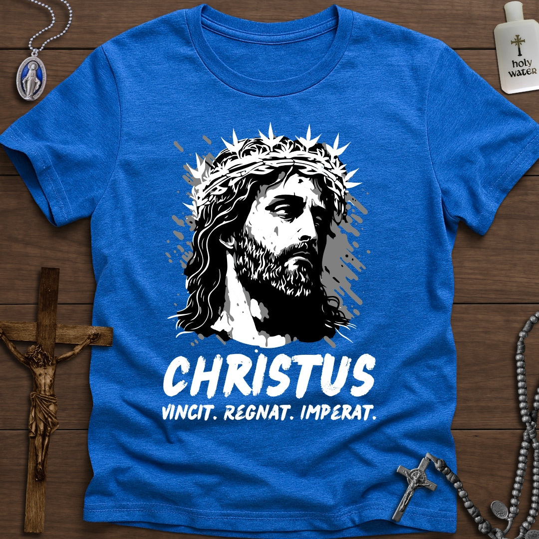 Christus Vincit, Regnat, Imperat (Grayscale)