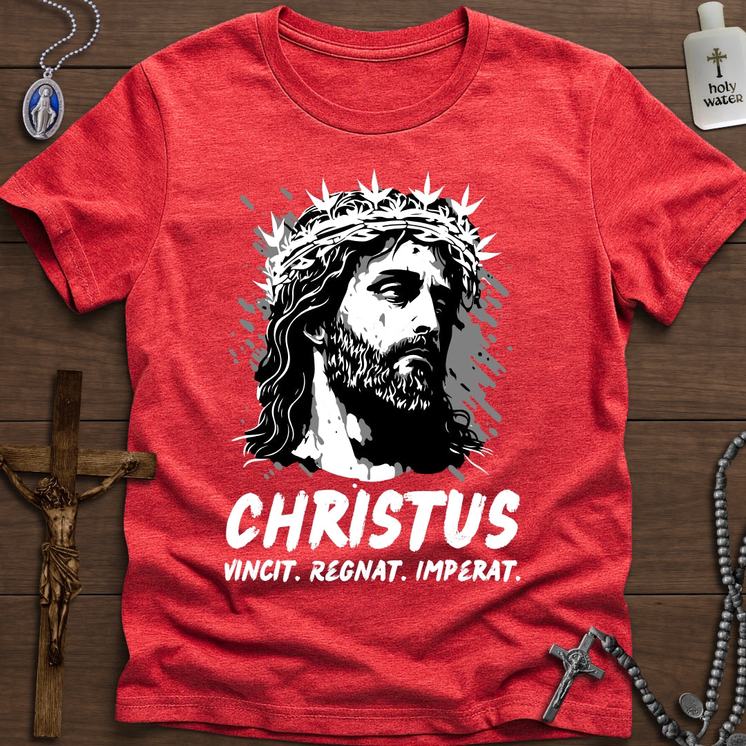 Christus Vincit, Regnat, Imperat (Grayscale)