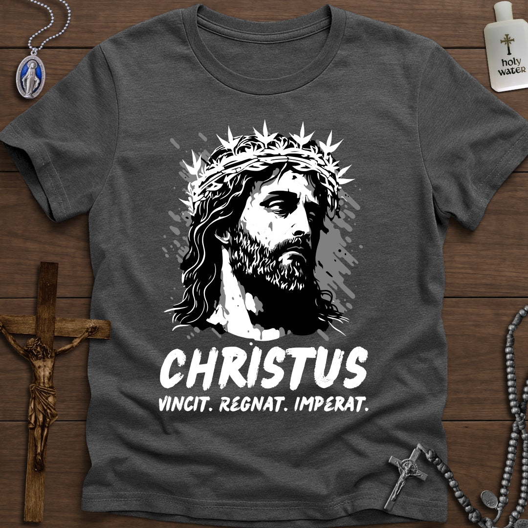 Christus Vincit, Regnat, Imperat (Grayscale)