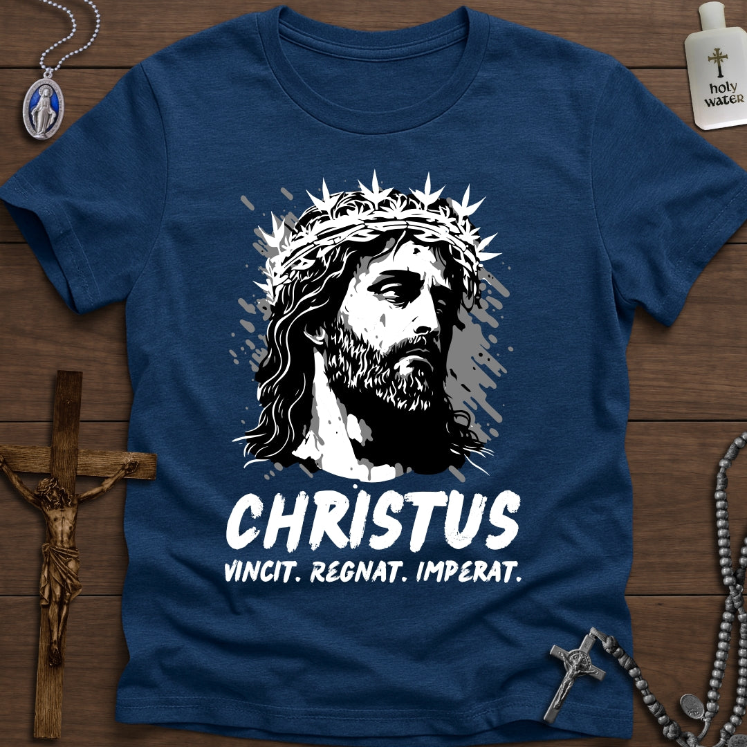 Christus Vincit, Regnat, Imperat (Grayscale)