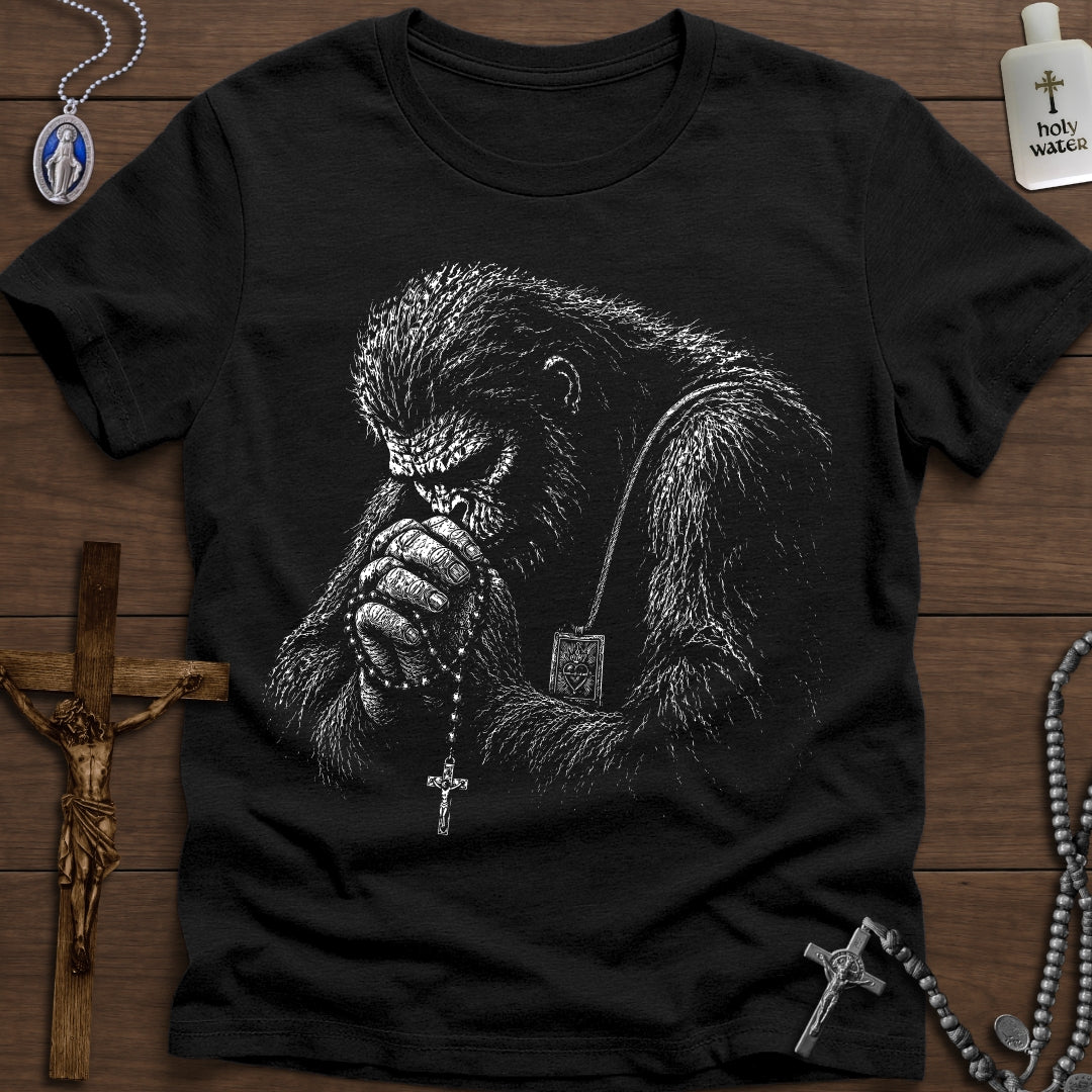 Bigfoot with Rosary & Scapular