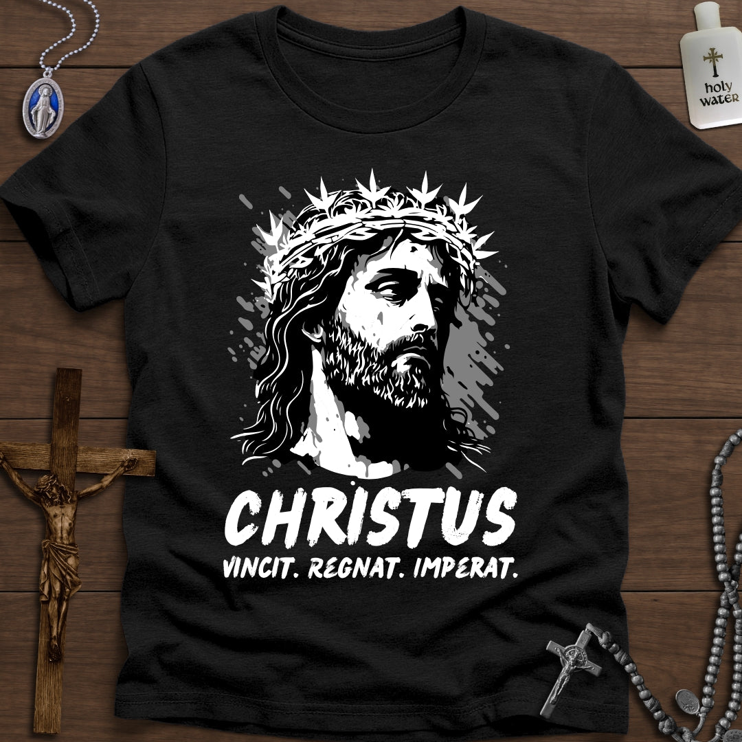 Christus Vincit, Regnat, Imperat (Grayscale)