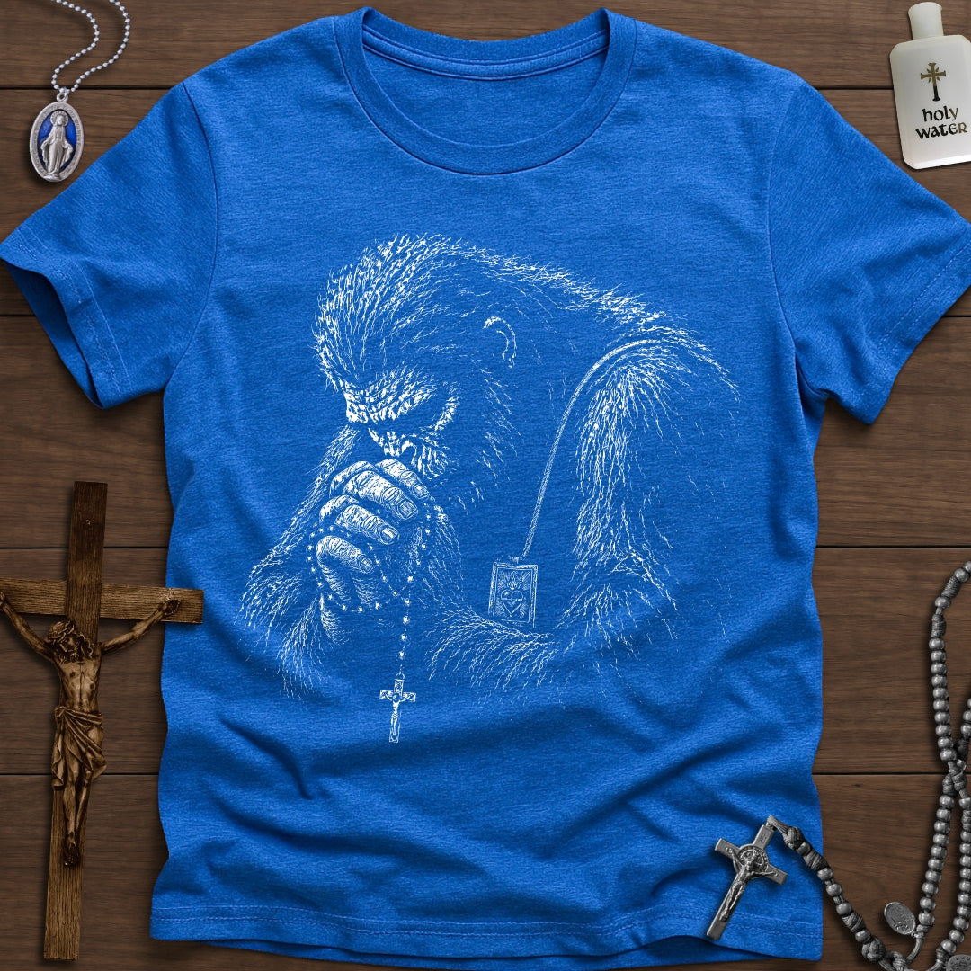 Bigfoot with Rosary & Scapular