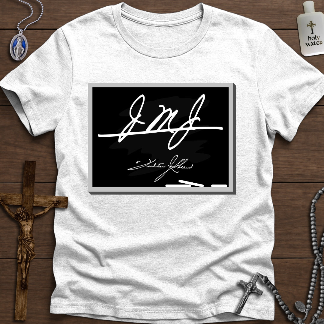 JMJ Chalkboard (Ven. Fulton Sheen)