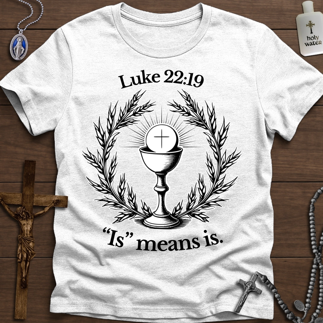 Luke 22:19: "Is" Means Is