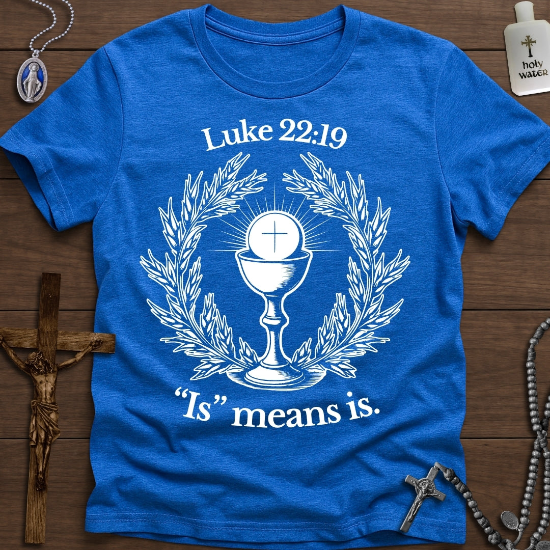 Luke 22:19: "Is" Means Is