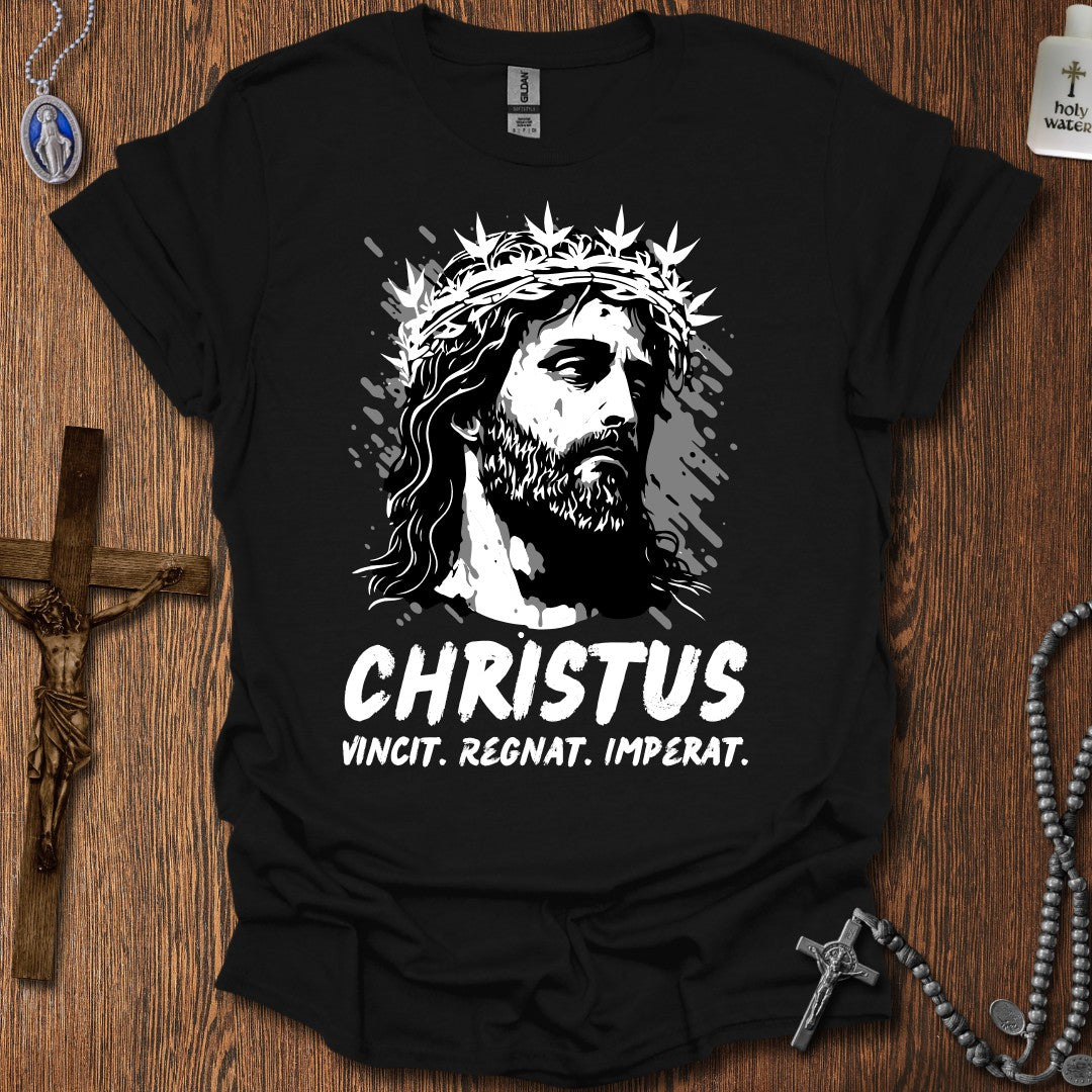 Christus Vincit, Regnat, Imperat (Grayscale)