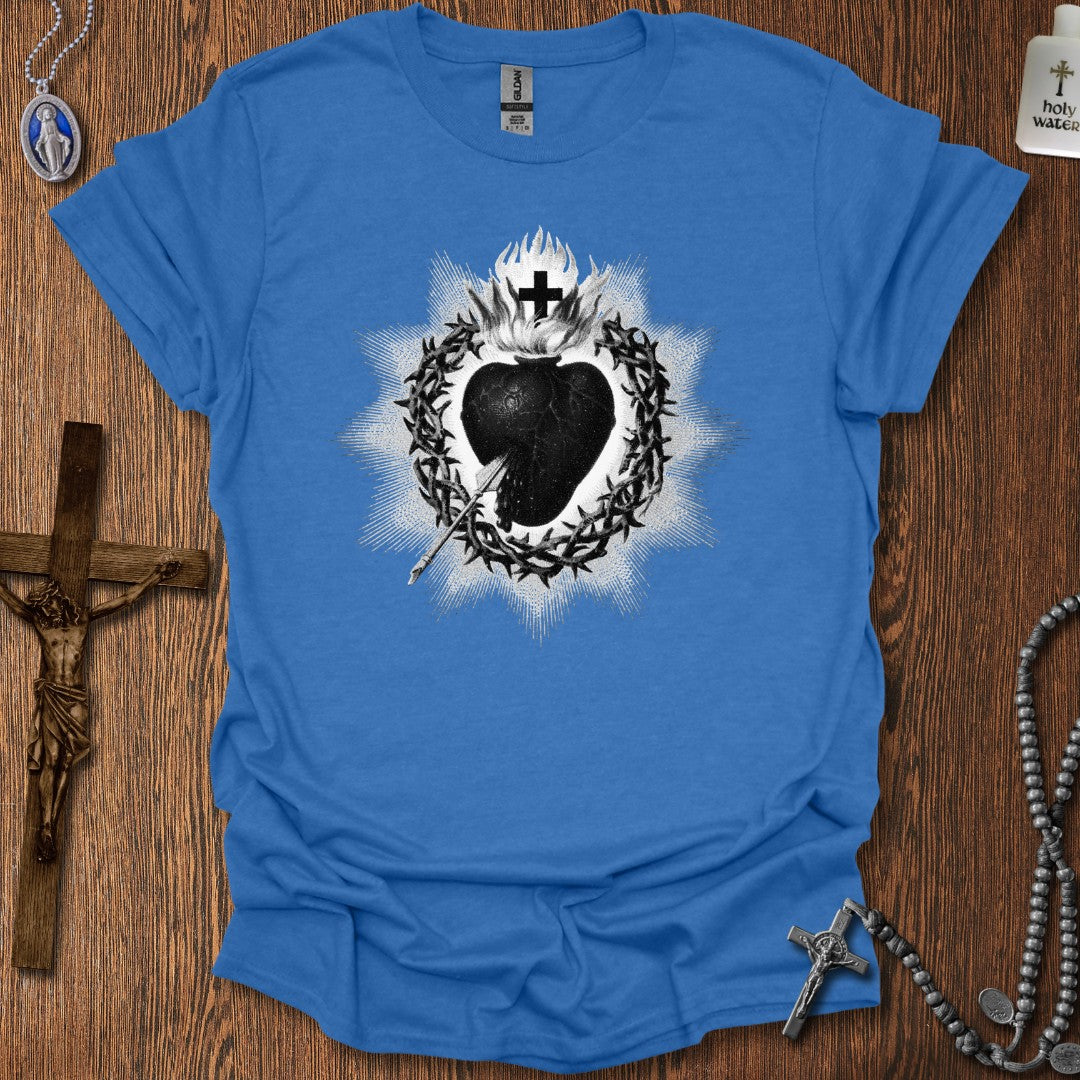 The Sacred Heart (Grayscale)