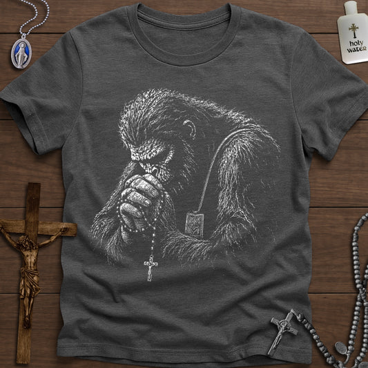 Bigfoot with Rosary & Scapular