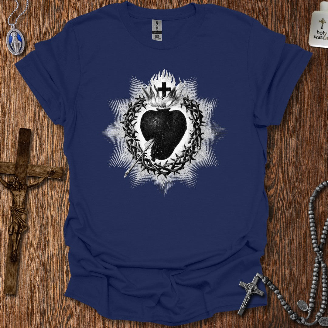 The Sacred Heart (Grayscale)