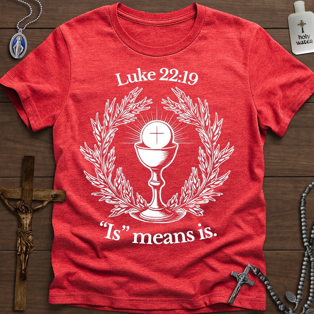 Luke 22:19: "Is" Means Is