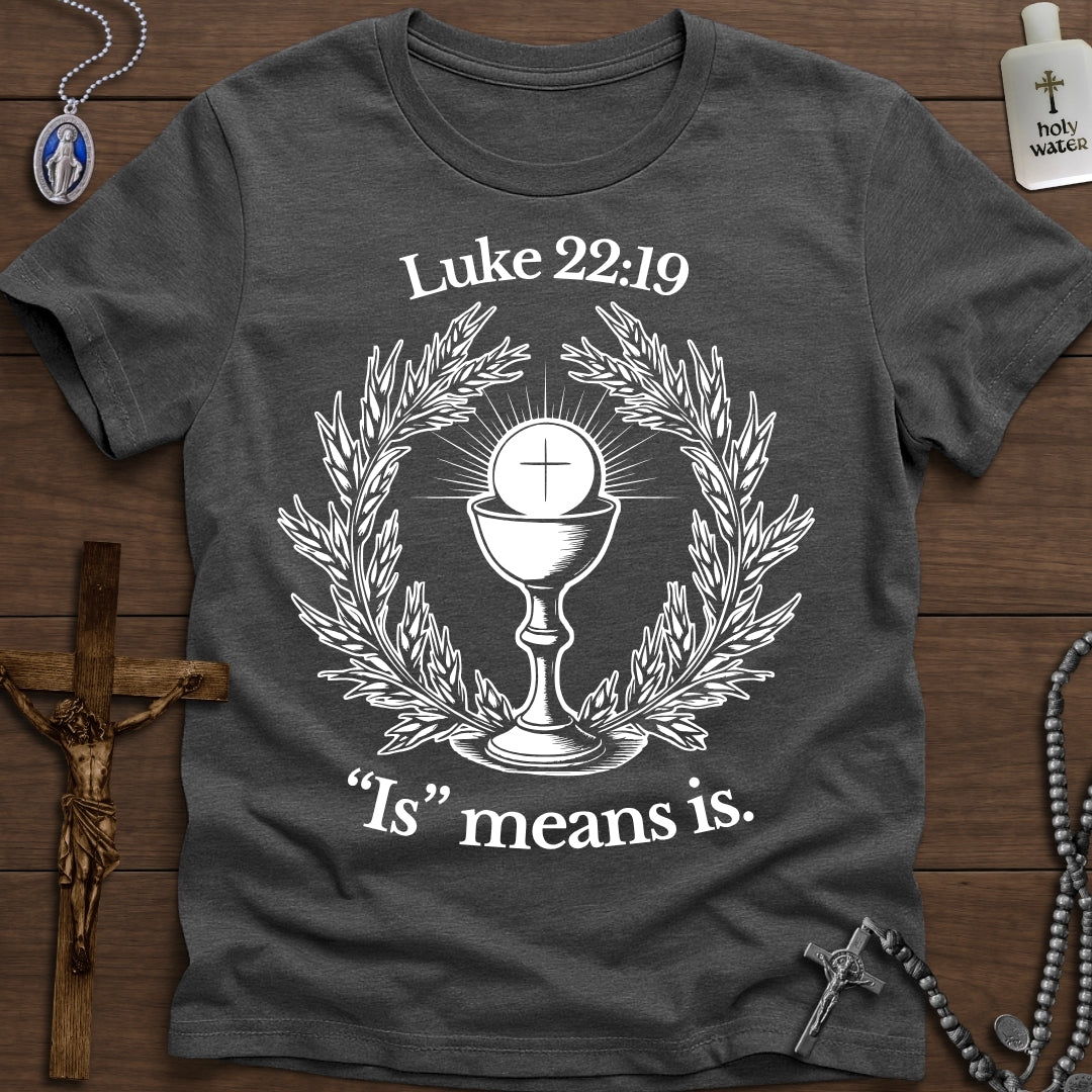 Luke 22:19: "Is" Means Is
