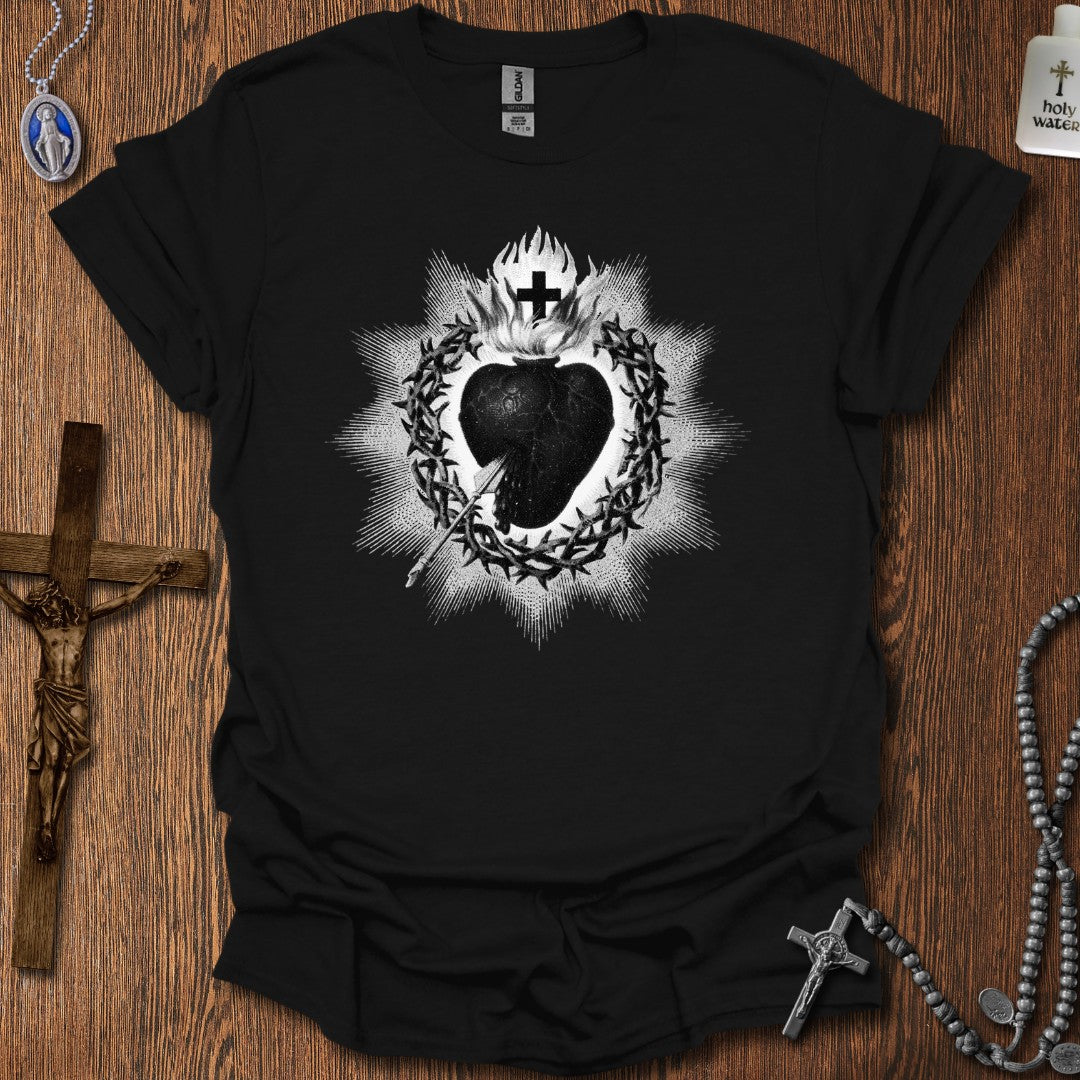 The Sacred Heart (Grayscale)