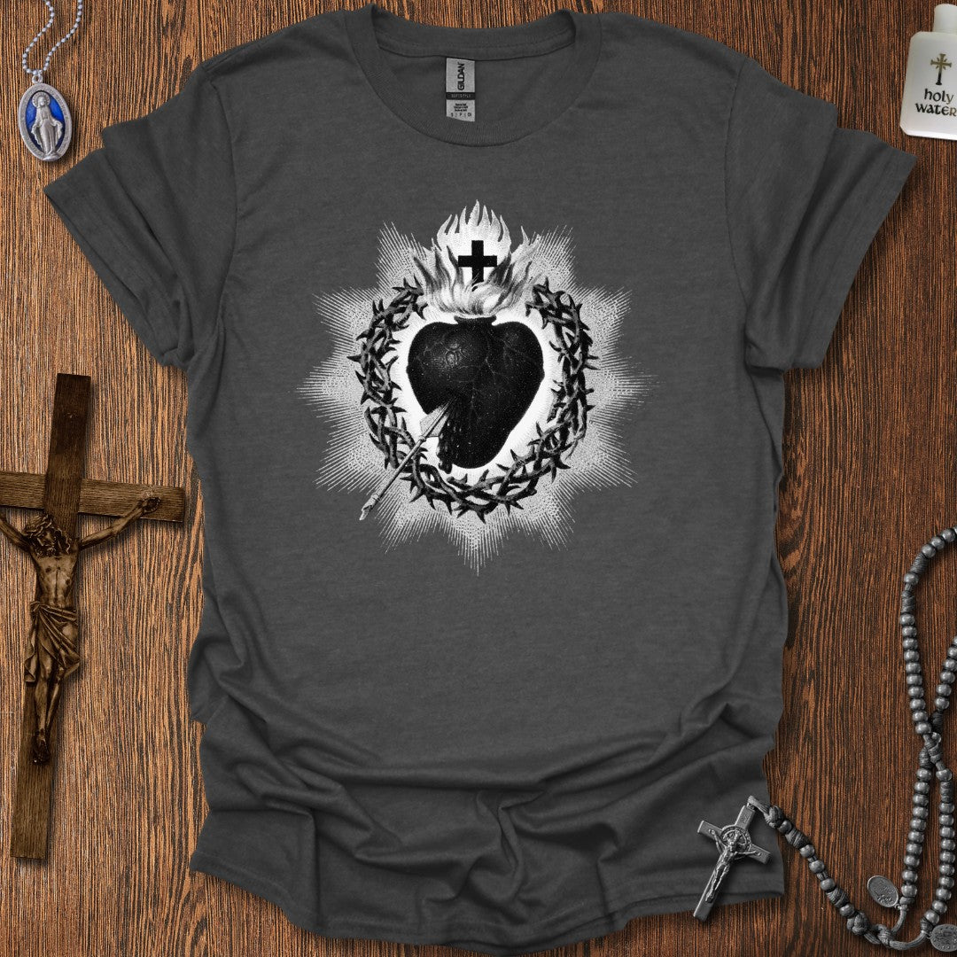 The Sacred Heart (Grayscale)