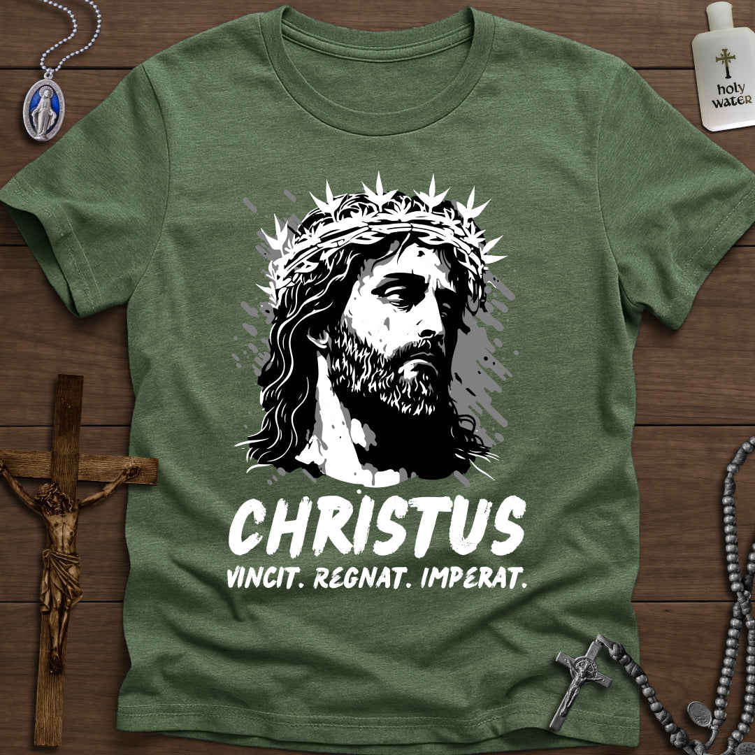 Christus Vincit, Regnat, Imperat (Grayscale)