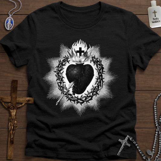 The Sacred Heart (Grayscale)