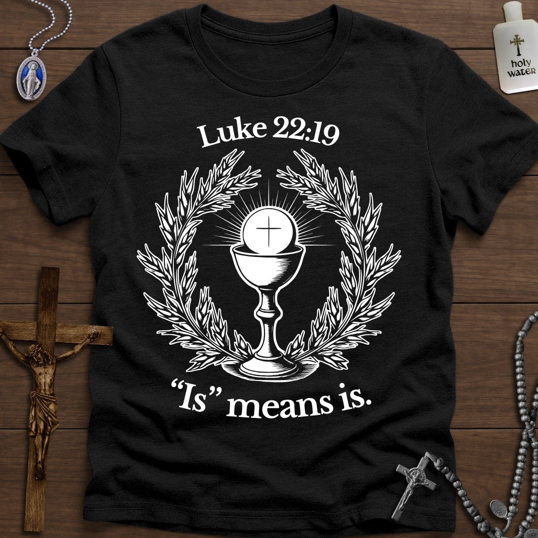 Luke 22:19: "Is" Means Is