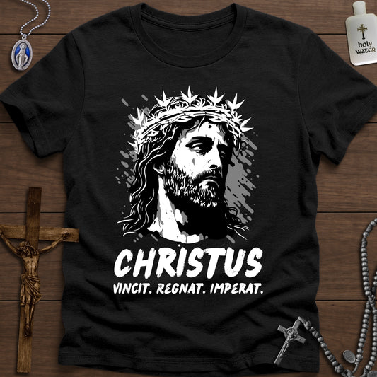 Christus Vincit, Regnat, Imperat (Grayscale)